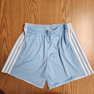 ADIDAS Youth Shorts Climacool 3 Strip Unisex Baby Blue Sz S C132
